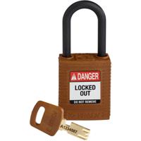 150318 Brady LOTO-101 Key Weatherproof Nylon Padlock, 6.35mm Shackle, 38.00mm Body