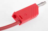 934064101 Hirschmann Test & Measurement, 16A, 60V dc, Red, 1.5m Lead Length