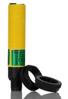 s18sn6ff100q Banner Diffuse Photoelectric Sensor, Barrel Sensor, 100 mm Detection Range