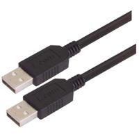 caublkaa-05m L-Com USB 2.0, Male USB A to Male USB A, 500mm