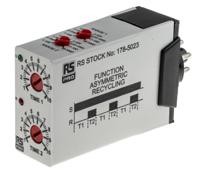 178-5023 RS PRO Plug In Timer Relay, 12 → 240V ac/dc, 0.1 s → 10days, 1-Function, DPDT