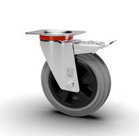 631-153 RS PRO Swivel Castor Wheel, 70kg Capacity, 100mm Wheel