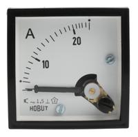 d48mis25a1-002 HOBUT D48SD Analogue Panel Ammeter 0/25A Direct Connected AC, 48mm x 48mm Moving Iron