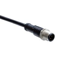 m12a-05bmmm-sl8b01 Amphenol Industrial Circular Connector, 5 Contacts, M12 Connector, Plug, Male, IP68