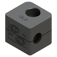 ran006x Parker Single Hydraulic Pipe Clamp for 6mm tube, RAN006X