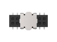 1mm-r-d08-vs-00-f-trp TE Connectivity 1MM-R Series Vertical Board Mount PCB Socket, 16-Contact, 2-Row, 1mm Pitch, Surface Mount Termination