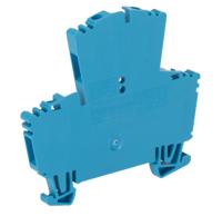 1021580000 Weidmuller  WDK 2.5 BL Series Blue, 2.5mm², Double-Level, Screw Termination