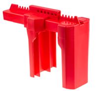 882-5920 RS PRO Red 6-Lock Polypropylene Ball Valve Lockout, 8mm Shackle, 203.2mm Attachment