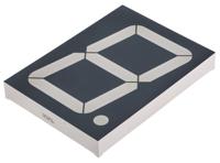 sa40-19ewa SA40-19EWA Kingbright 7-Segment LED Display, CA Red 23 mcd RH DP 101mm