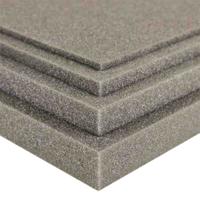 203-5141 RS PRO Grey PUR Rubber Sheet, 950mm x 950mm x 6mm, -10°C to 80°C