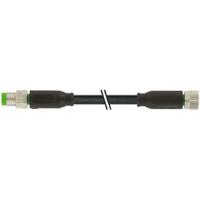 7000-88001-6300200 Murrelektronik Limited Male 3 way M8 to Female 3 way M8 Sensor Actuator Cable, 2 m
