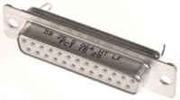 db25s064htlf Amphenol Communications Solutions 25 Way Panel Mount D-sub Connector Socket, 2.76mm Pitch