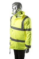 918-5936 Portwest Yellow Men Hi Vis Traffic Jacket, XL