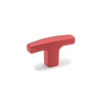 32446-c6 Elesa Matt Red PA Handle 37 mm Height, 16.5mm Width, 68.5mm Length