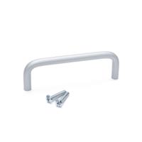 237-867 RS PRO Silver Aluminium Handle 34 mm Height, 8mm Width, 108mm Length