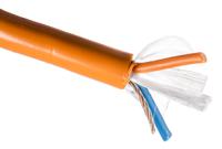 6459-or005 Alpha Wire Alpha Essentials Data & Bus Cable Series Data Cable, 1 Pairs, 2 Cores, 0.9 mm², Screened, 18 AWG, 30m,