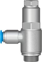 hgl-38-qs-8 Festo HGL Non Return Valve, 8mm Tube Inlet, G 3/8 Male Outlet, 10bar