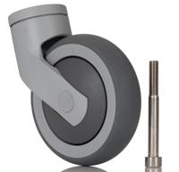 5370-pjp-125-p30-11 Tente Swivel Castor Wheel, 100kg Capacity, 125mm Wheel