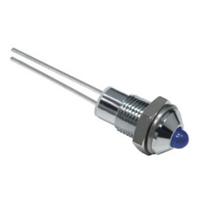 19020007 CML Innovative Technologies 1902X Series Blue Panel Mount Indicator, 3.8V, 6mm Mounting Hole Size, Lead Wires