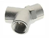 176-1097 RS PRO Brass Pipe Fitting, Tee Threaded Equal Tee 1/2in to Female 1/2in