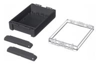 96024224-b-181306-pc-v0-g-7024 Bopla Bocube Series Graphite Grey Polycarbonate V0 Enclosure, IP66, IP68, IK07, Transparent Lid, 191 x 125 x 60mm