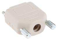 mhdppk9-lg-k MH Connectors MHDPPK-SLIM Series Polyamide D Sub Backshell, 9 Way, Strain Relief