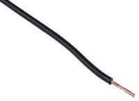 285-7763 Staubli Black 0.25 mm² Hook Up Wire, 23 AWG, 66/0.07 mm, 100m, PVC Insulation
