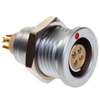 ccb2s104 CAMDENBOSS Circular Connector, 4 Contacts, Panel, M12 Connector, Socket, Female, IP68, CamCirc CCB2 Series