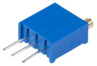 3296w-1-100lf 10Ω, Through Hole Trimmer Potentiometer 0.5W Top Adjust Bourns, 3296