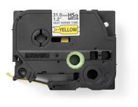 hse661e Brother Heat Shrink Tubing, Black on Yellow 6.3 → 20mm Sleeve Dia. x 1.5m Length 3:1 Ratio, HSE Series