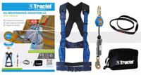 72572 Tractel with The kit includes a HT55 high comfort safety harness, a 1.80 m Blocfor self-retracting fall arrester with