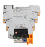 2910519 Phoenix Contact PLC-RPT- 24DC/21-21/MS Series Interface Relay, DIN Rail Mount, 24V dc Coil, DPDT, 2-Pole