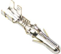 61627-1 TE Connectivity 0.140 Mate-N-LOK Series Male Crimp Terminal, 20AWG Min, 14AWG Max