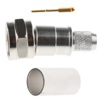 j01600a0009 Telegartner, Plug Cable Mount F Connector, 75Ω, Crimp Termination, Straight Body