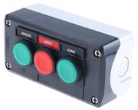 xald311 Schneider Electric Spring Return Enclosed Push Button, Polycarbonate, Green, Red, IP66, IP67, IP69K