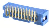 2-1761605-7 TE Connectivity AMP-LATCH Series Right Angle Through Hole PCB Header, 20 Contact(s), 2.54 mm Pitch, 2 Row, Shrouded