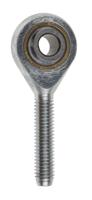 382-273 RS PRO M5 x 0.8 Male Steel Rod End, 5mm Bore, 41mm Long, Metric Thread Standard, Male Connection Gender
