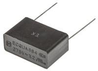 ecquaaf684k Panasonic ECQUA Polypropylene Film Capacitor, 275V ac, ±10%, 680nF, Through Hole