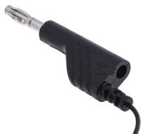 934160100 Hirschmann Test & Measurement, 3A, 60V dc, Black, 1m Lead Length