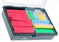 562-640 RS PRO Adhesive Lined Heat Shrink Tubing, Blue, Red, White, Yellow 12.7mm Sleeve Dia. x Set Length 2:1, 3:1 Ratio
