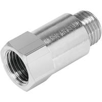 npfc-e1-2g38-fm Festo G 3/8 Nickel Plated Brass Adapter