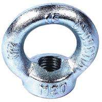 124-4844 RS PRO Carbon Steel Eye Nut, M20 Thread, 40mm Internal Eye Diameter, 72mm Outer Eye Diameter, 1.2t Load