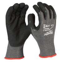 4932471426 Milwaukee Dipped Gloves Grey Nitrile Nitrile Cut Resistant Gloves, Size 10, Nitrile Coating