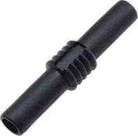 208-0231 RS PRO Black, Female Banana Coupler With Brass contacts and Nickel Plated