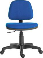 197-0404 RS PRO Blue Fabric Typist Chair, 90kg Weight Capacity