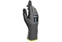 34622007 Mapa KRYTECH 622 Black, Grey High Density Polyethylene Polyurethane Work Gloves, Size 7, Polyurethane Coating