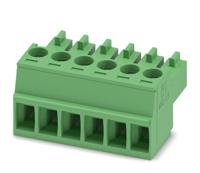 1840405 Phoenix Contact, 3.5mm Pitch, MC 1.5/ 6-ST-3.5, 6 Way, , Pluggable Terminal Block, Plug, Cable Mount, Screw