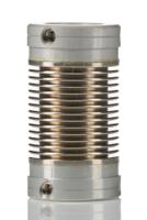 321173132 Huco Bellows Coupling, 17mm Outside Diameter, 10 mm x 3/8in Bore, 27mm Length Coupler