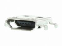 47642-0001 Molex Right Angle, Through Hole, Socket- Single Port Type Micro B 2.0 USB Connector