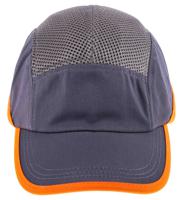 918-5674 Portwest Grey Standard Peak Bump Cap, ABS Protective Material